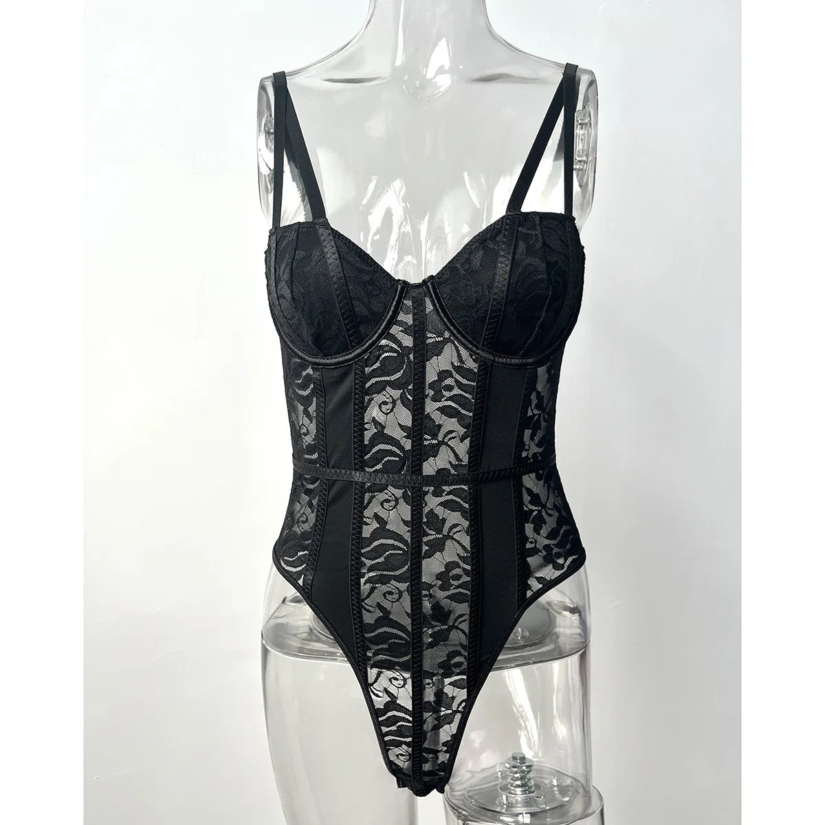 Body in pizzo donna