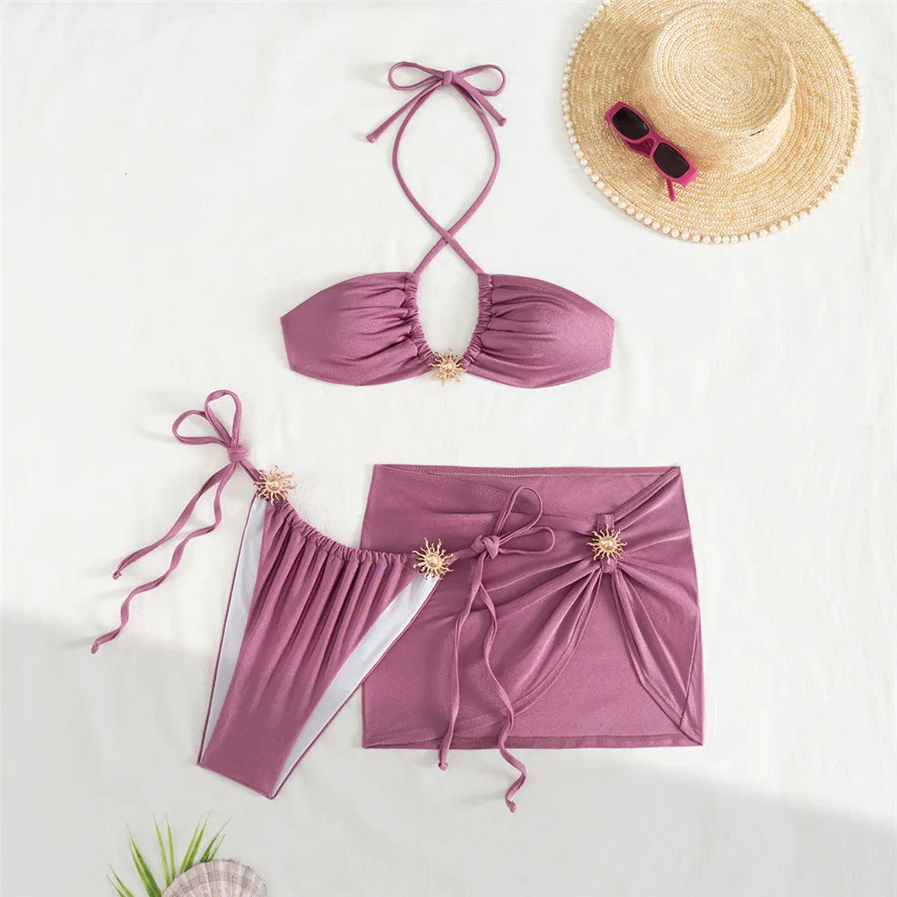 Set bikini 3 pezzi