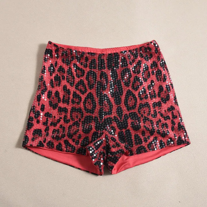 Shorts leopardati donna
