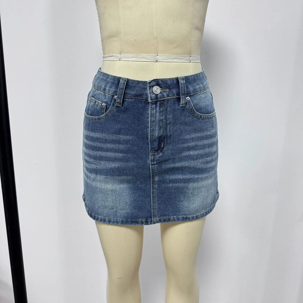 Minigonna denim donna