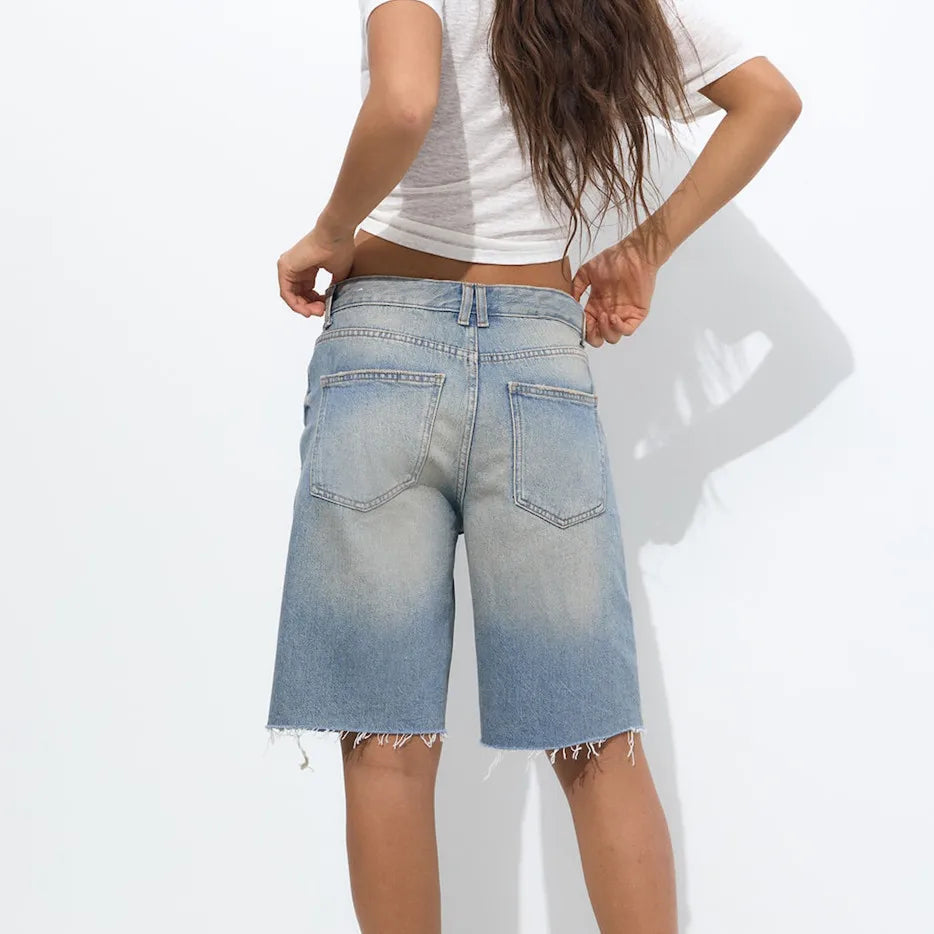 Pantaloncini in denim donna