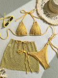 Set bikini 3 pezzi donna