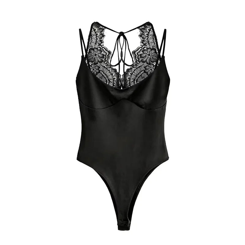 Body in pizzo donna