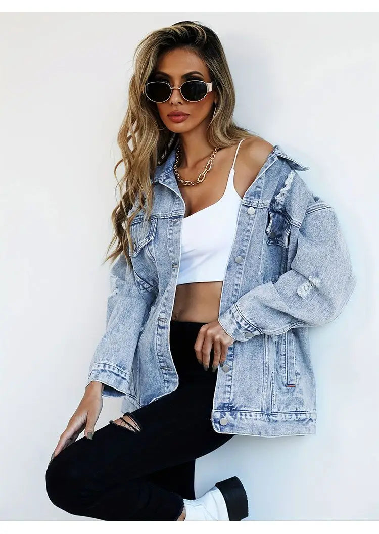 Giacca denim donna