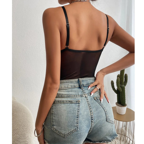 Body in pizzo donna