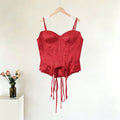 Top in pizzo donna