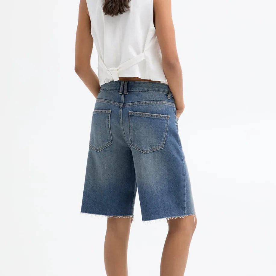 Pantaloncini in denim donna