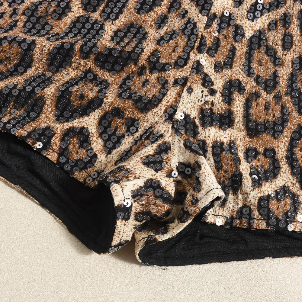 Shorts leopardati donna