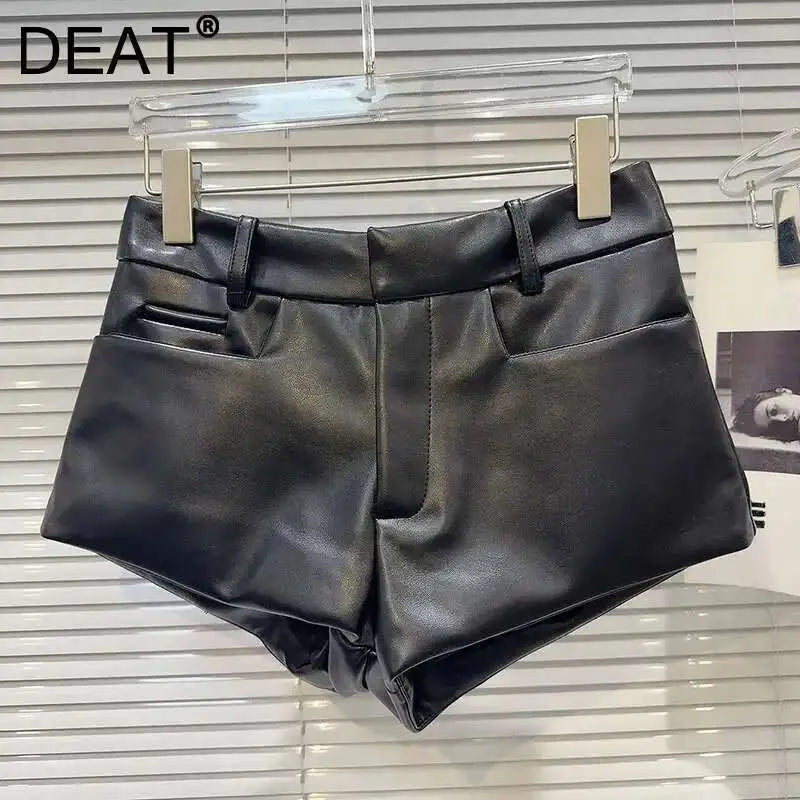 Short in ecopelle donna