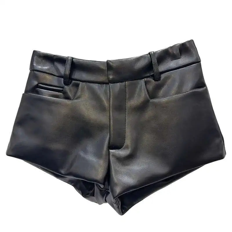 Short in ecopelle donna
