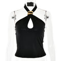 Top crop halter donna