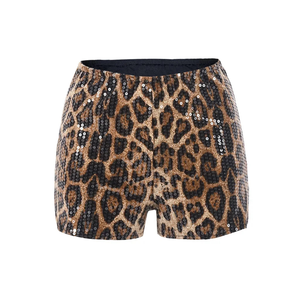 Shorts leopardati donna