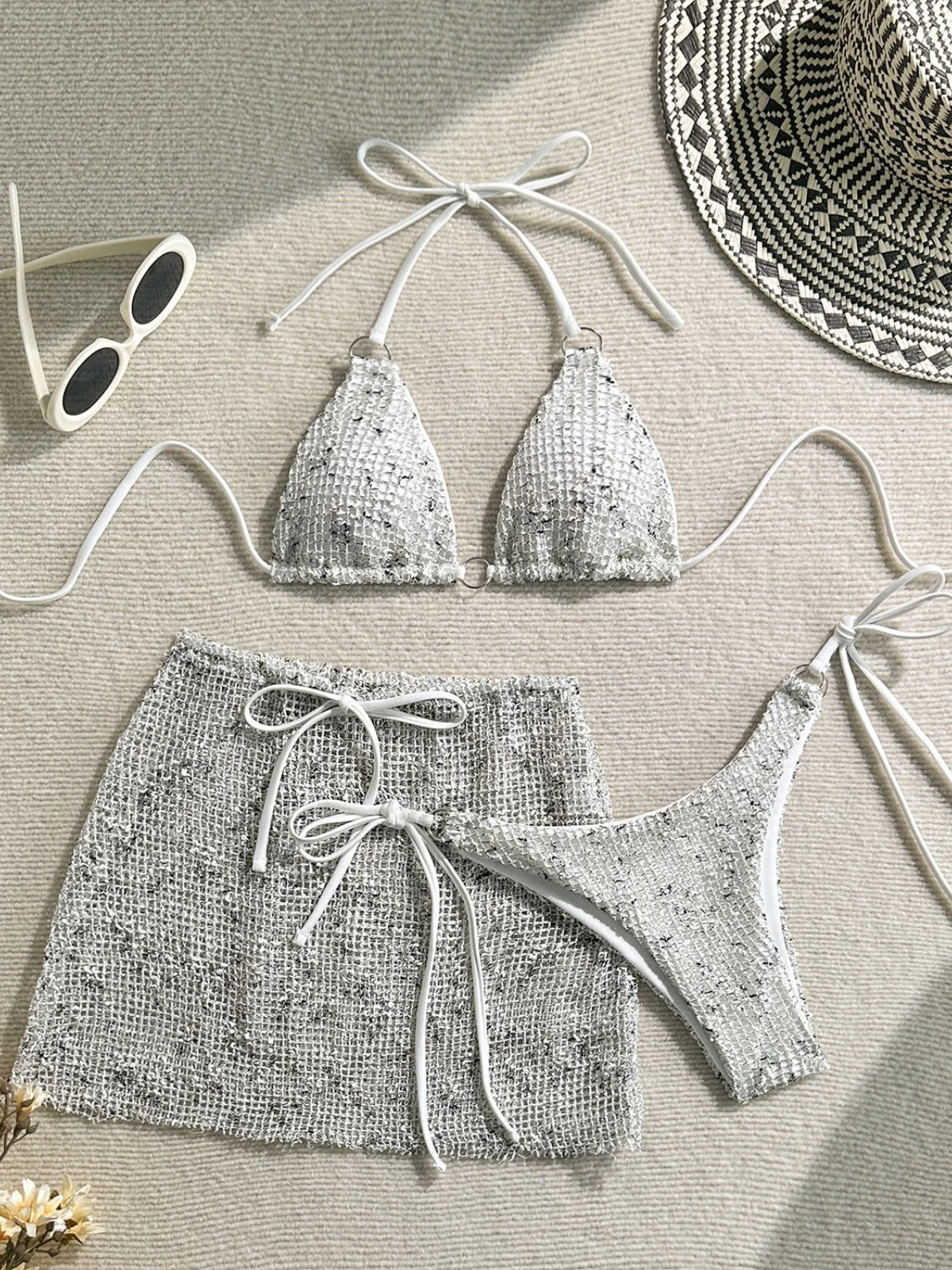Set bikini 3 pezzi donna