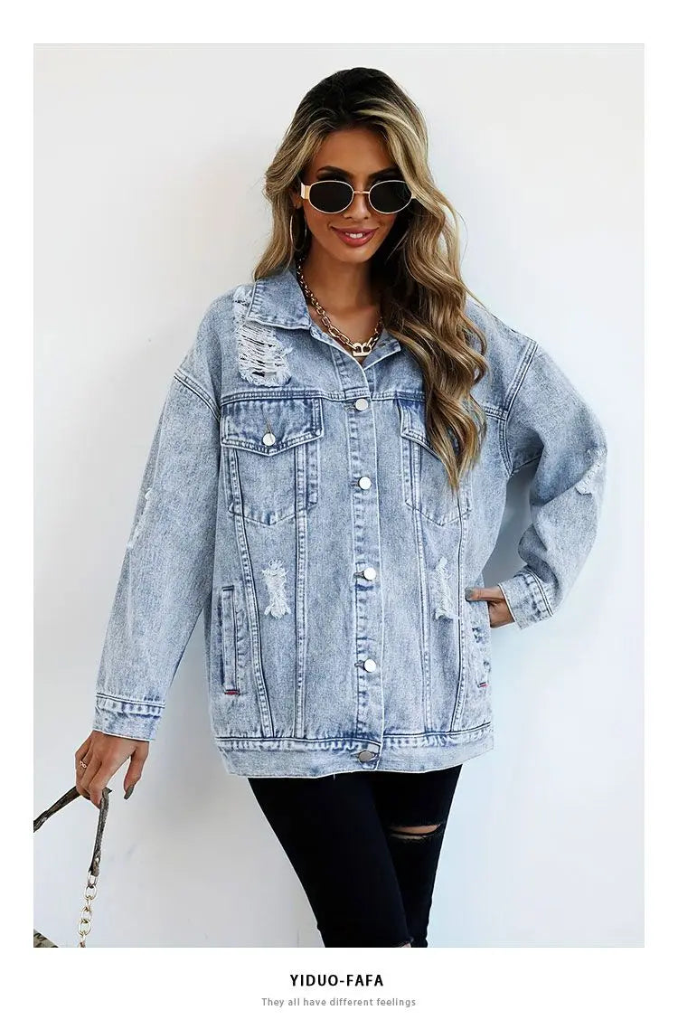 Giacca denim donna