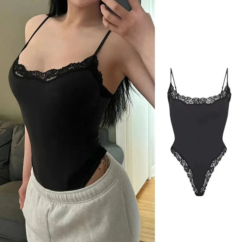 Body pizzo donna