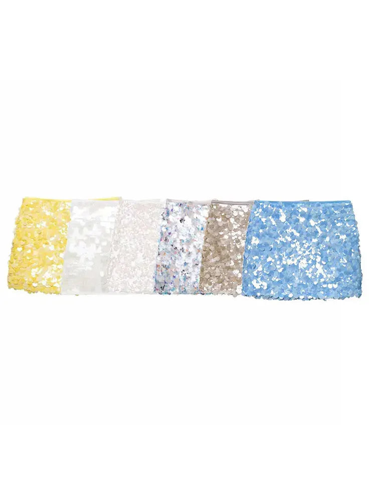 Gonna Mini Paillettes donna