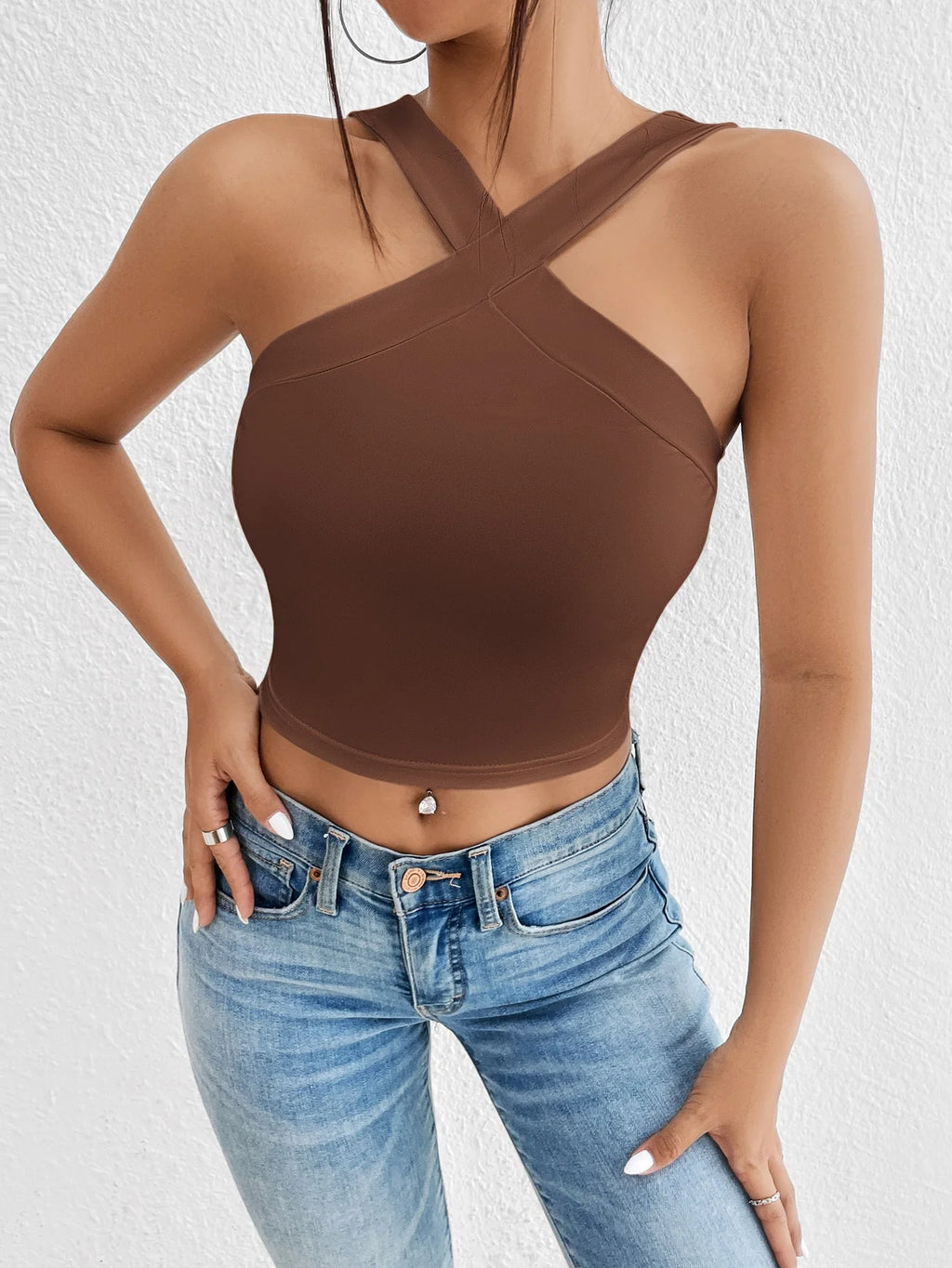Top halter donna