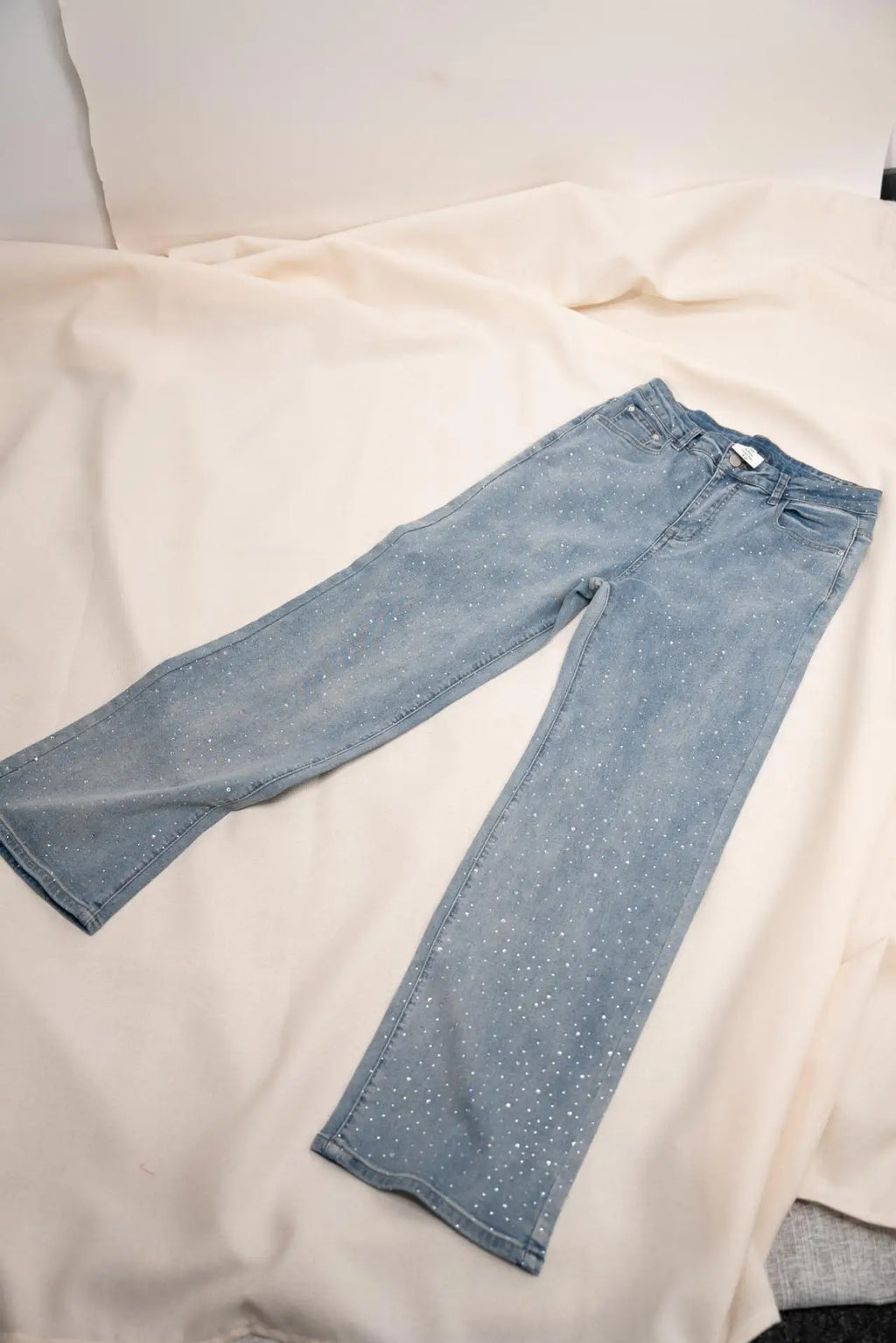 Jeans con brillantini donna