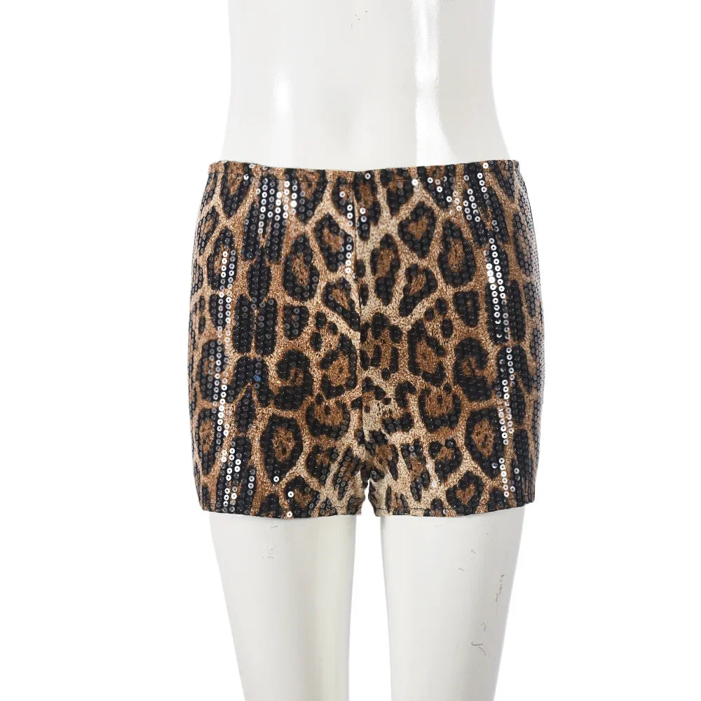 Shorts leopardati donna
