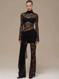 Jumpsuit in pizzo donna
