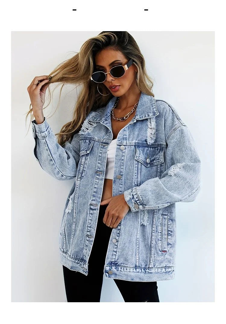 Giacca denim donna
