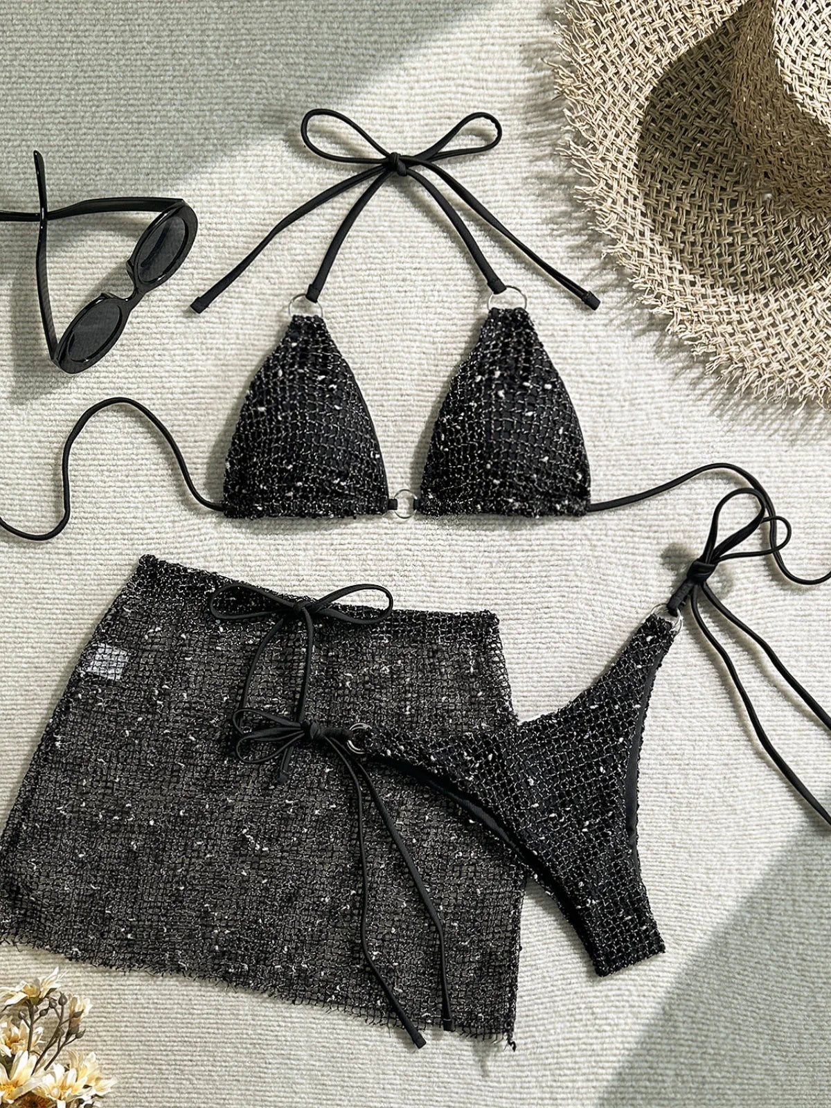Set bikini 3 pezzi donna