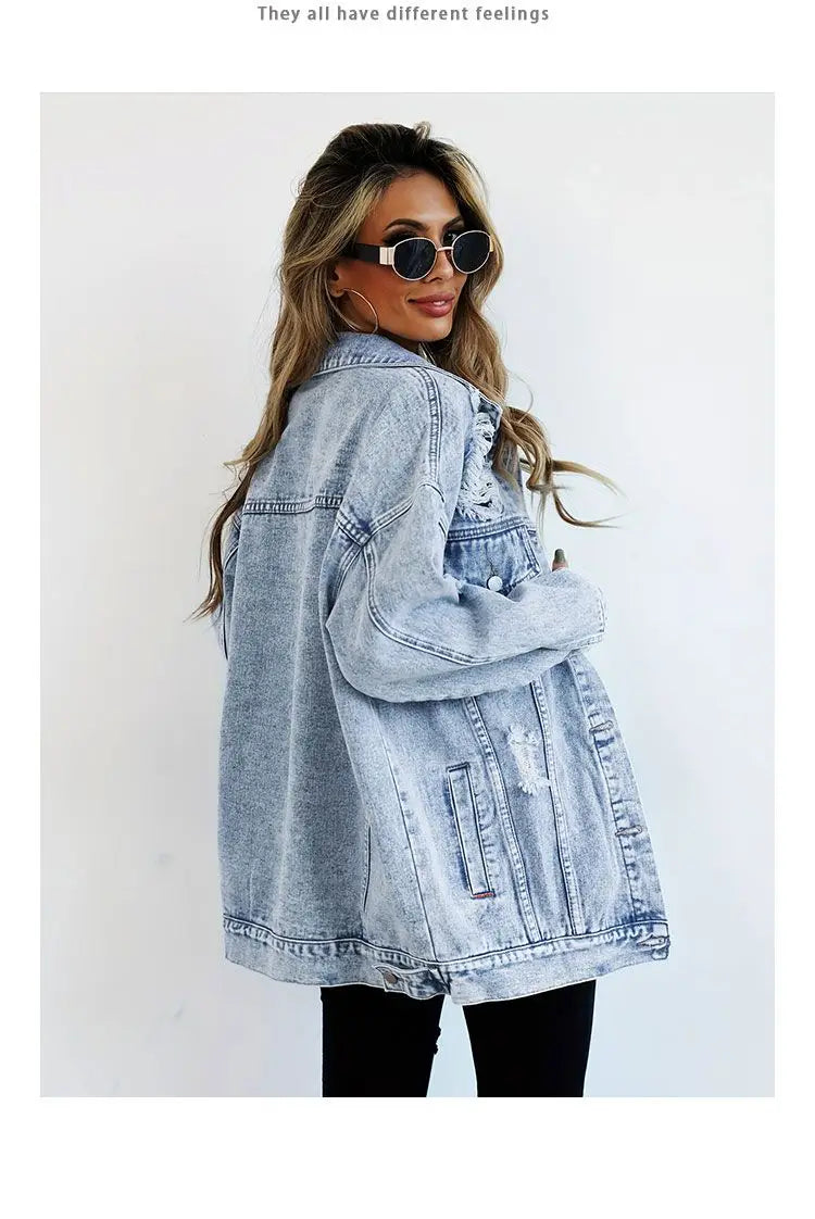 Giacca denim donna