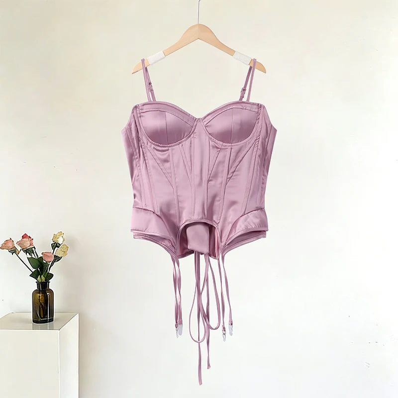 Top in pizzo donna