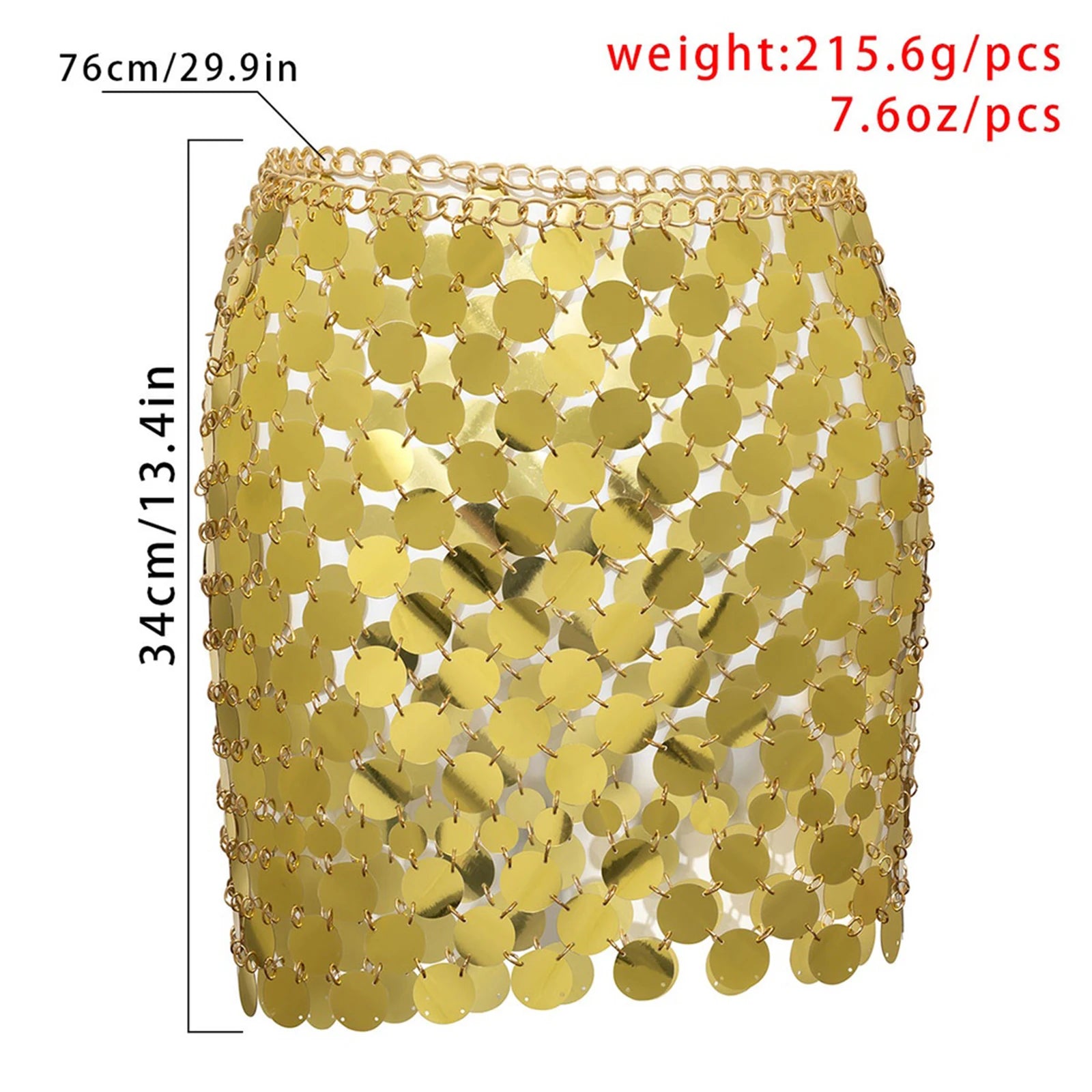 Minigonna Paillettes donna