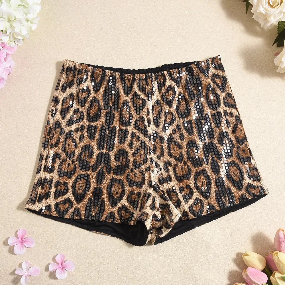 Shorts leopardati donna