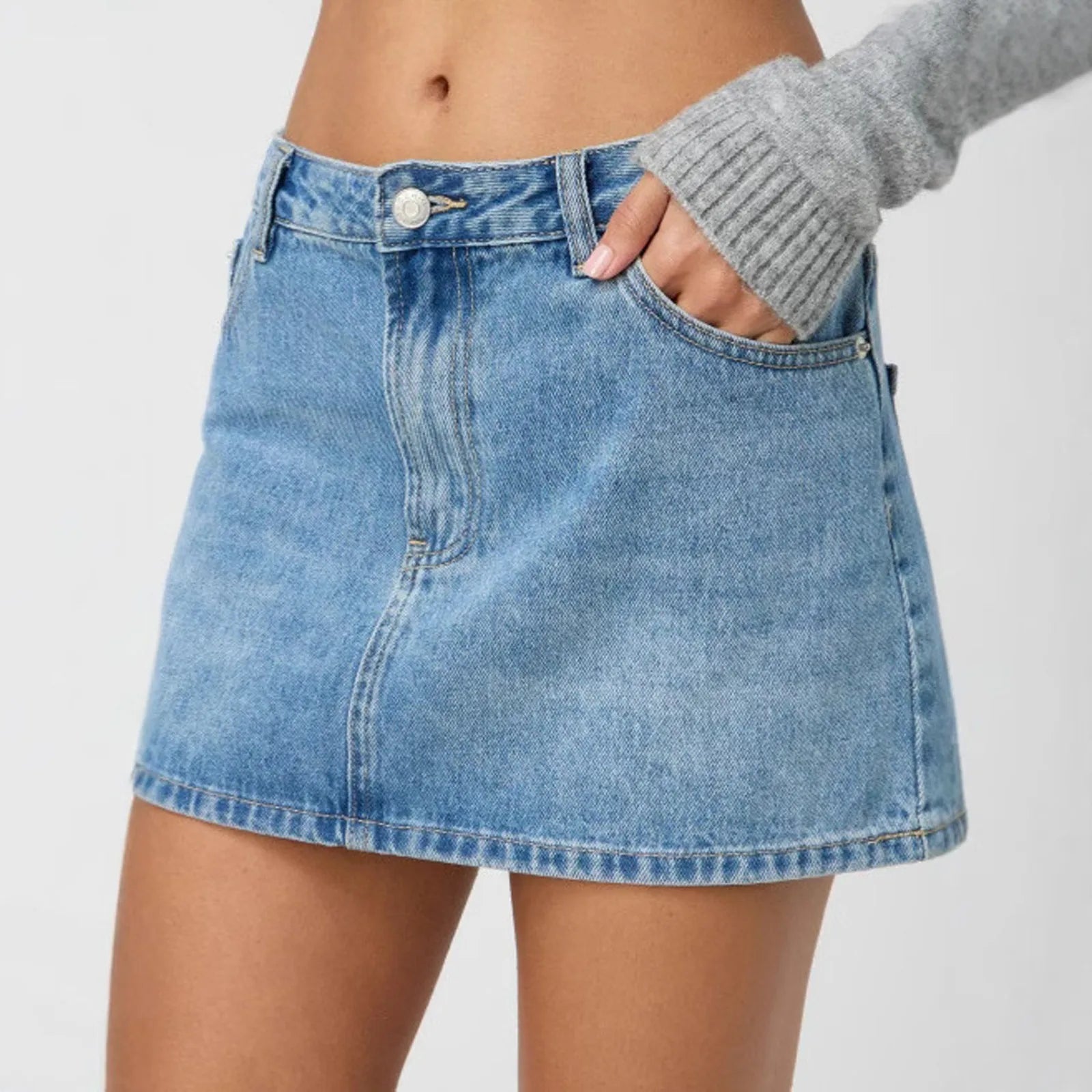Minigonna denim donna